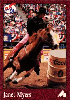 1991 Rodeo America Set B #95 Janet Myers Front
